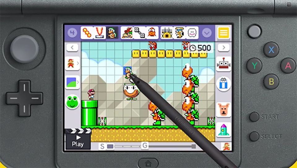 super mario maker coming to nintendo 3ds pokemon sun and moon 2ds consoles announced too image 2