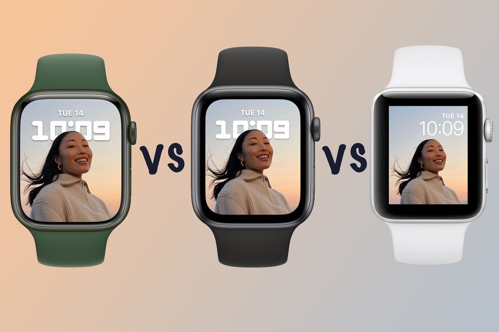 Contestar el teléfono envase cafetería Comparación entre el Apple Watch Series 7 y el Watch SE y el Series 3
