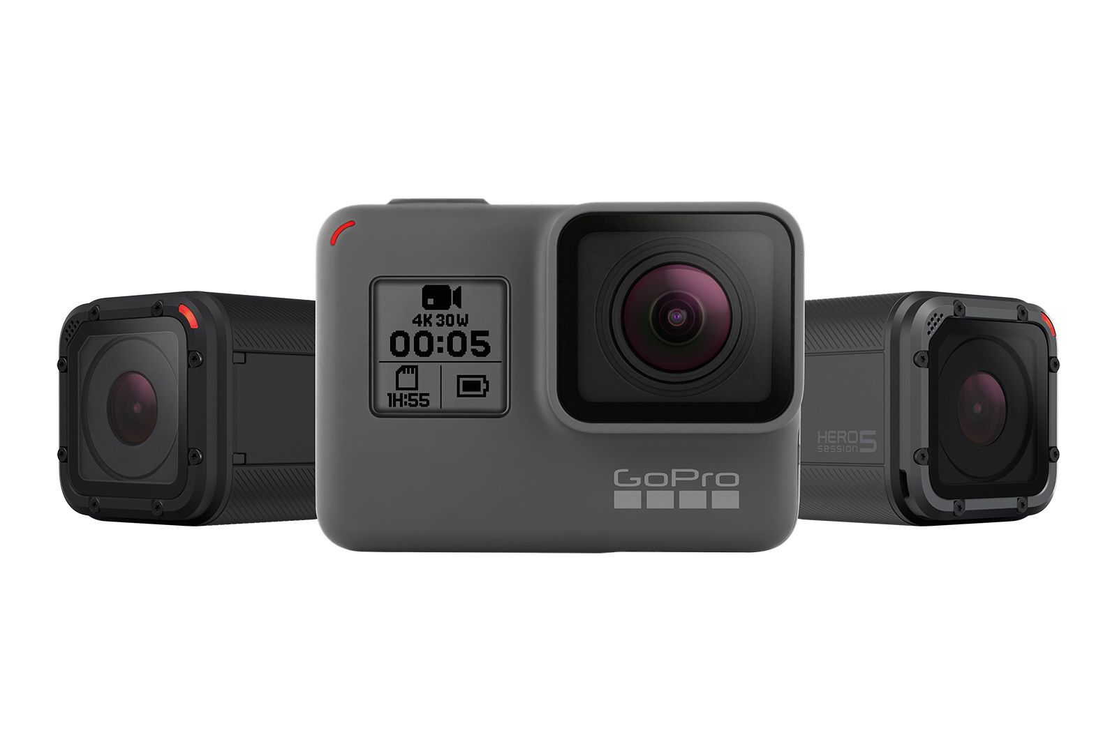 GoPro Hero 5 Black and Session cameras 4K video with GPS and waterproofing