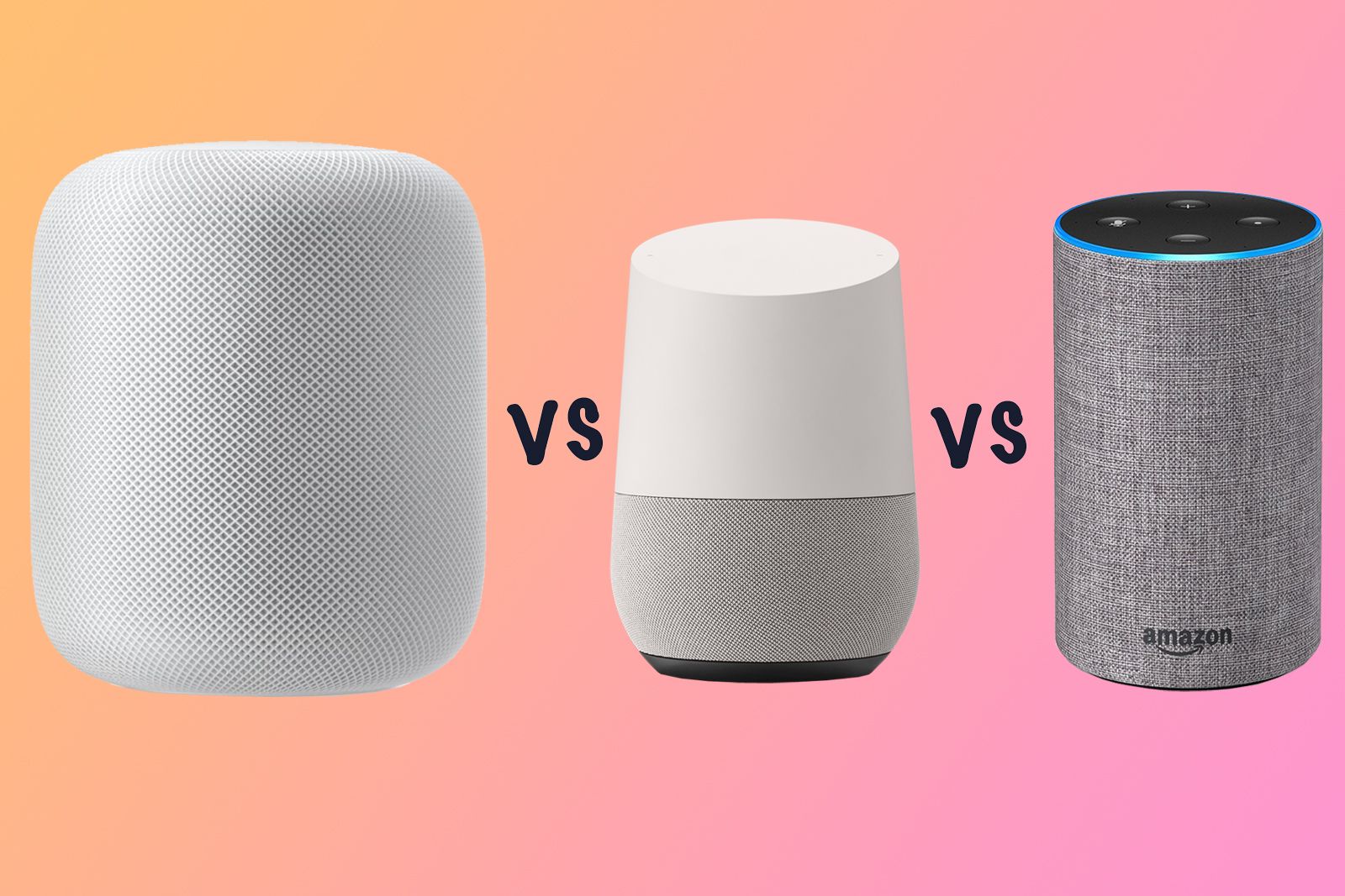 HomePod vs Google Home vs Amazon Echo