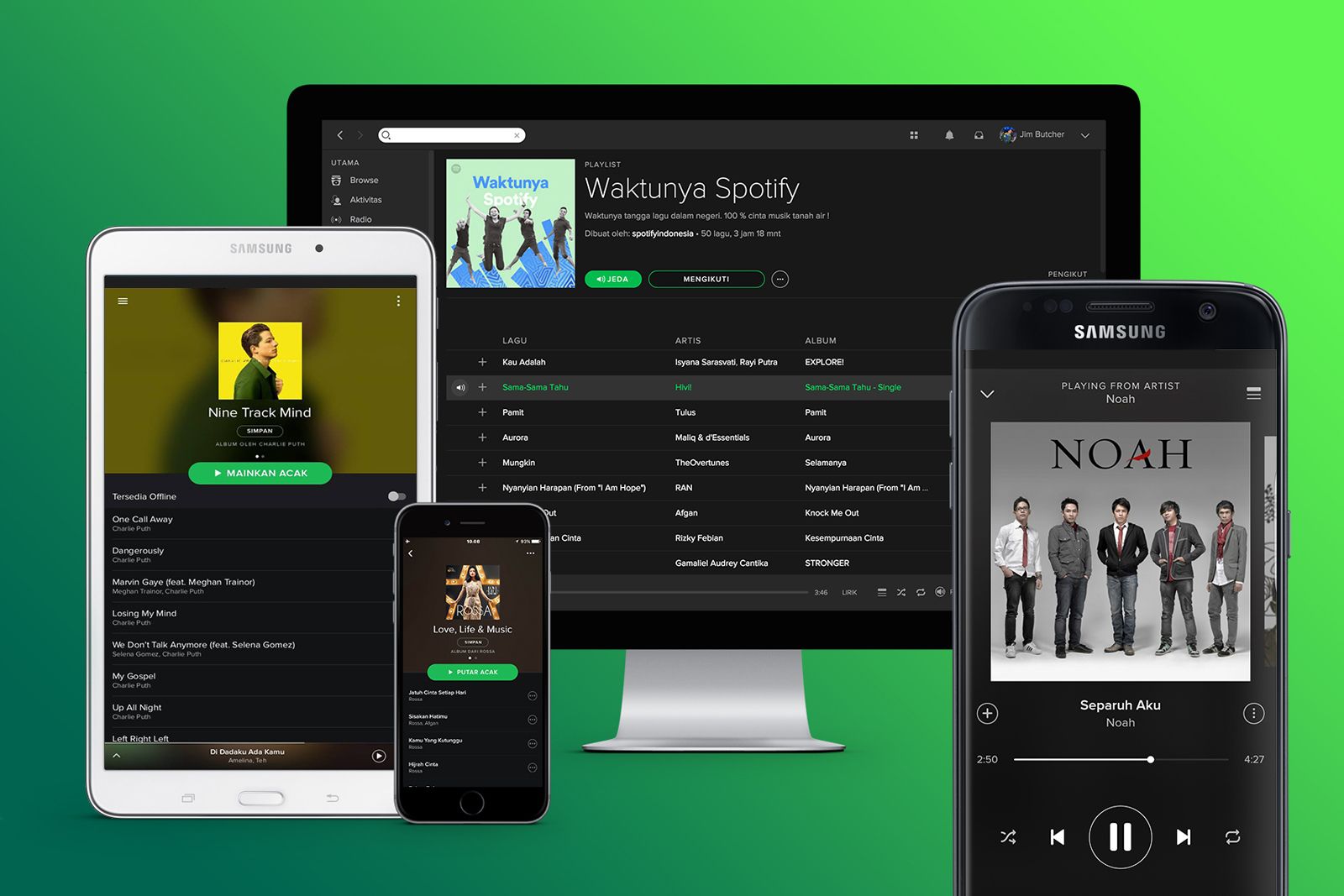 On-demand music on Spotify without premium account - iPhone, Android