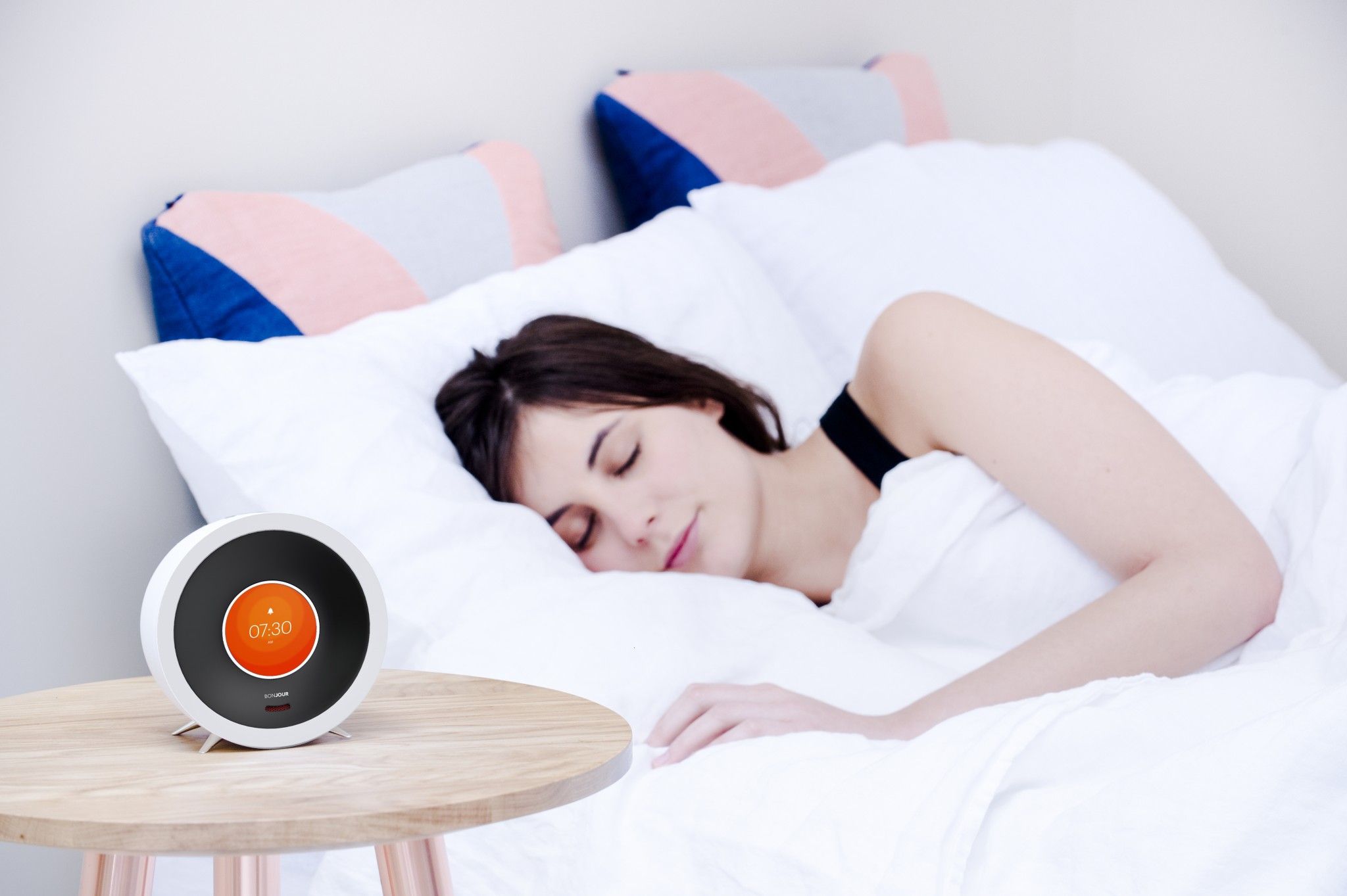 bonjour is a smart alarm clock that doubles as a personal assistant image 1