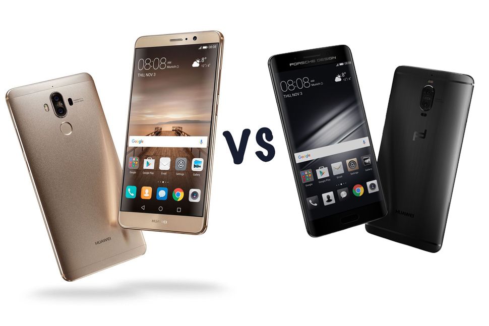 Huawei Mate 9 vs Huawei Porsche Design What's the difference?