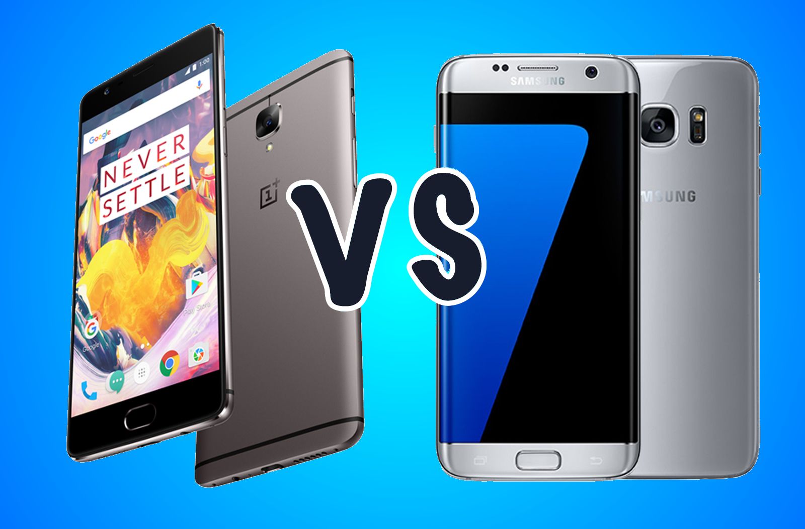 oneplus 3t vs samsung galaxy s7 edge what s the difference  image 1