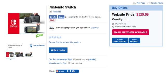 nintendo switch could cost 200 when it arrives in the uk image 2