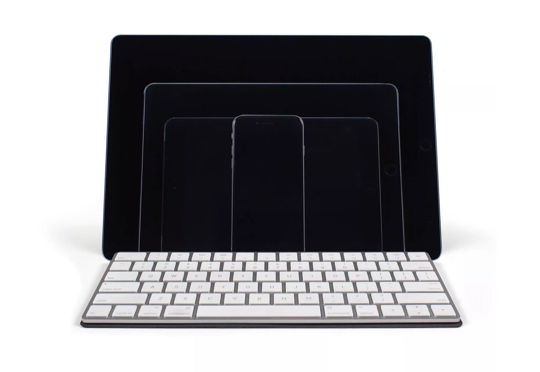 this case turns into a full size keyboard stand for your ios device image 2
