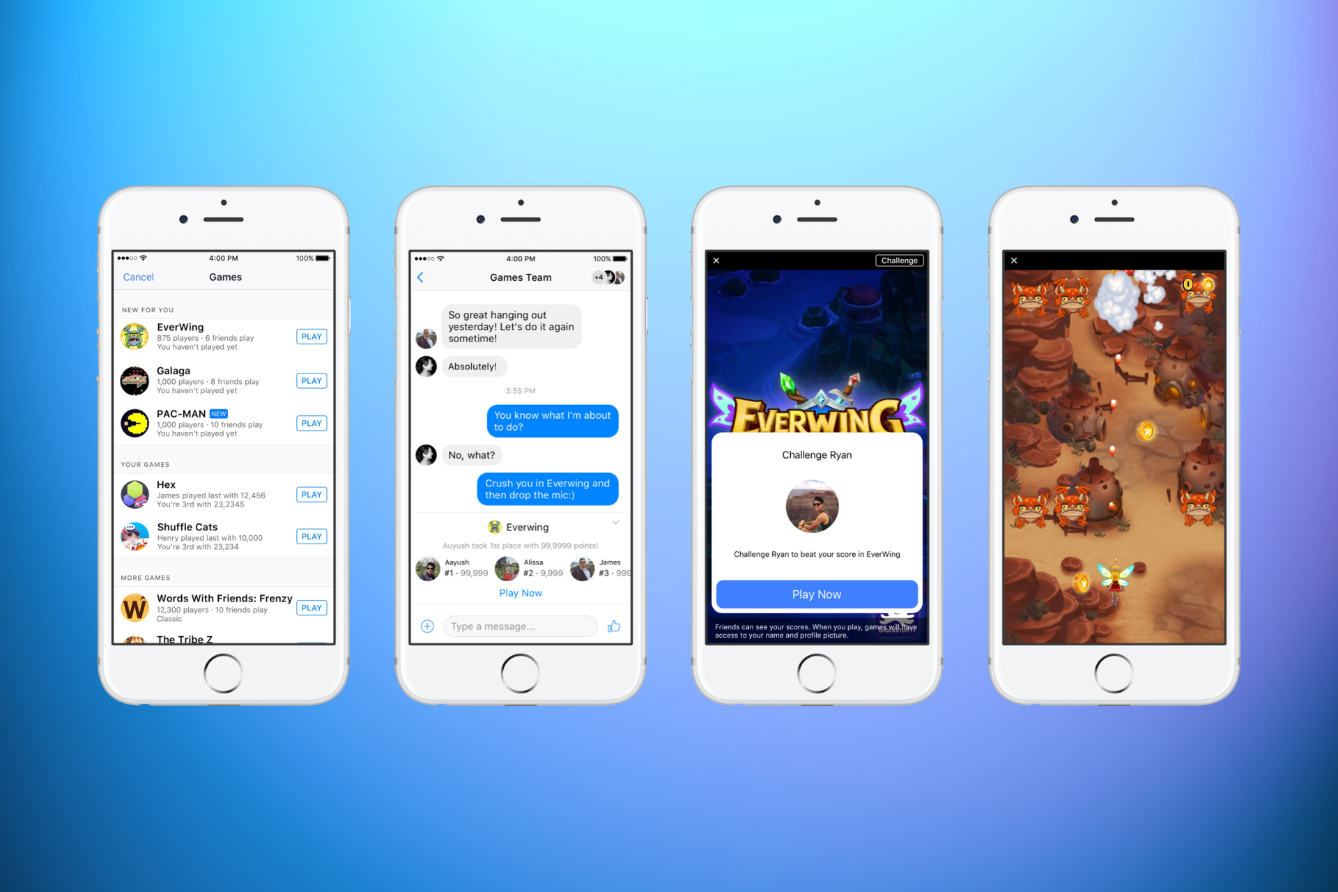 facebook messenger lets you play instant games like pac man here s how to find and play them image 1