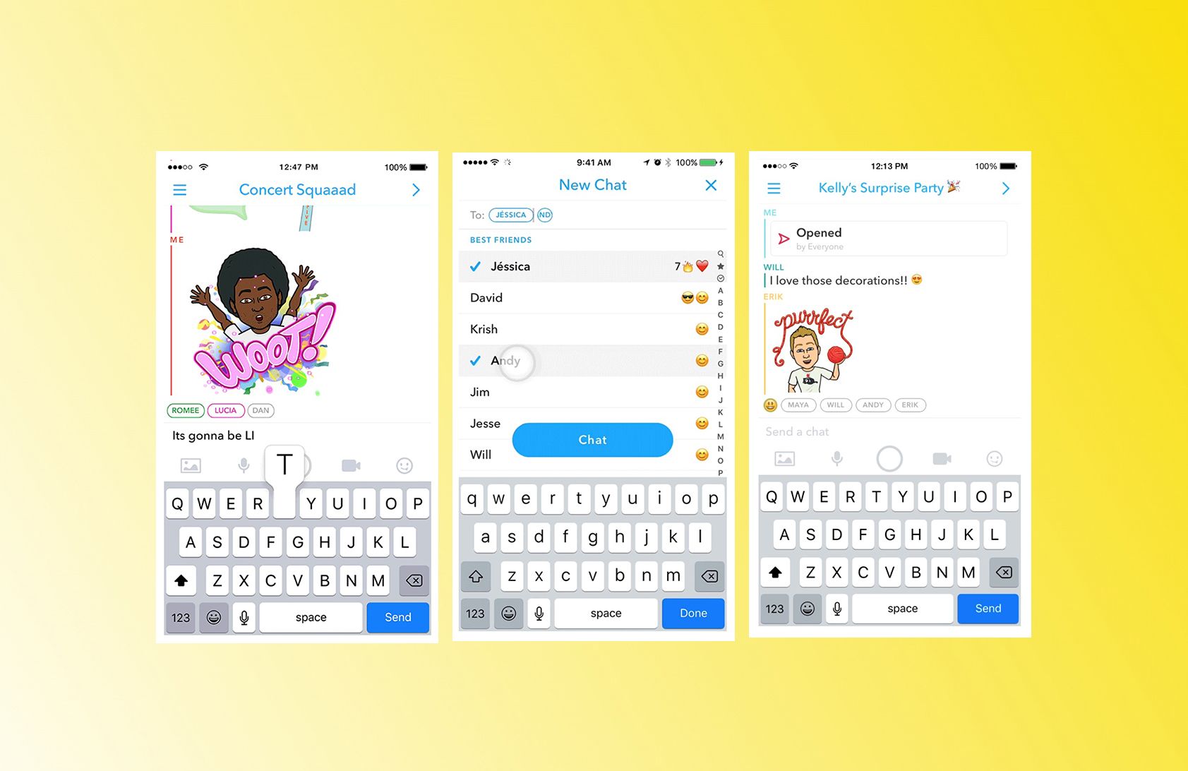 Snapchat Groups Here's how to use the new group chat feature