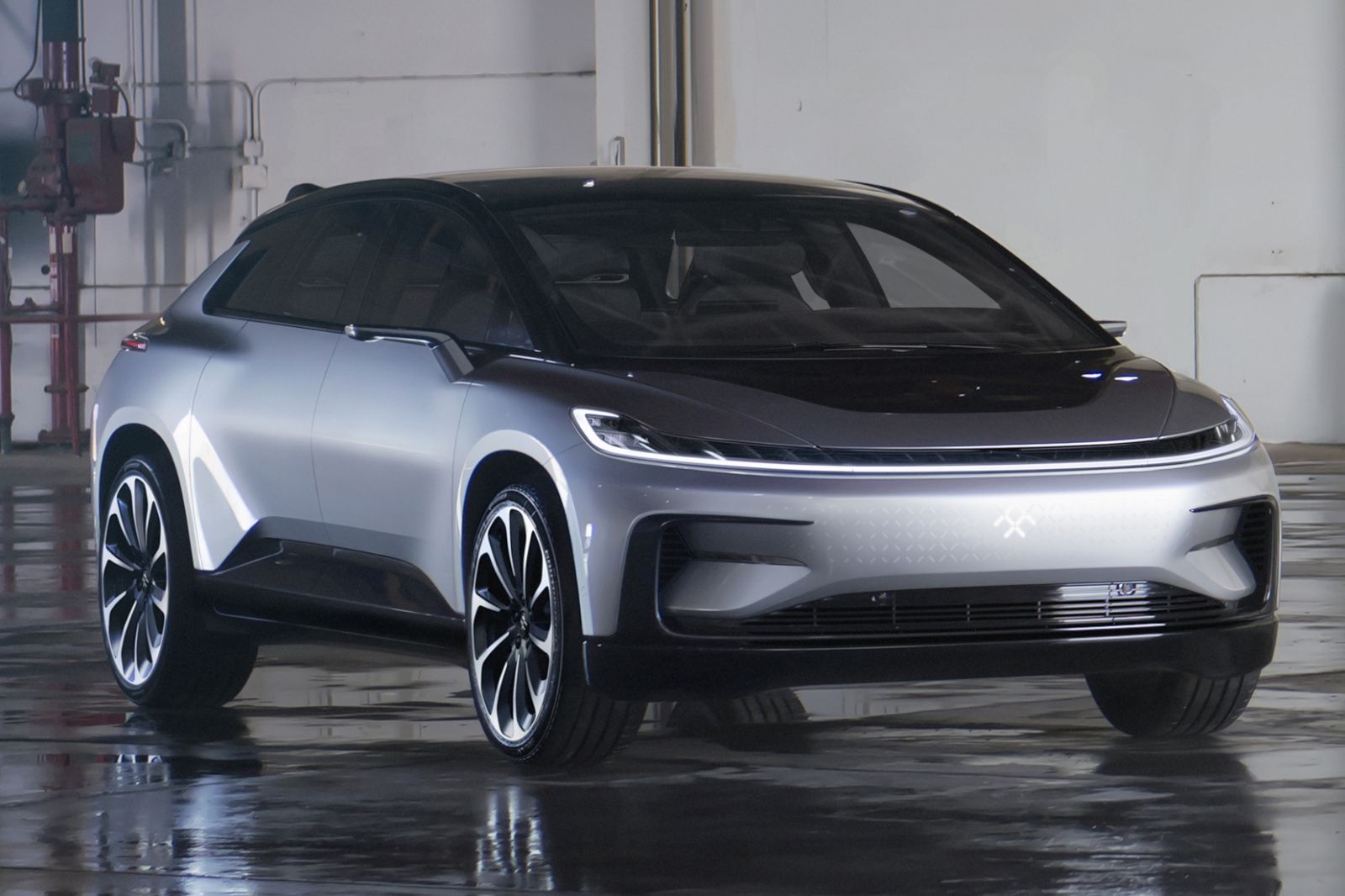 faraday future s first production car ff 91 hits the road in 2018 image 5