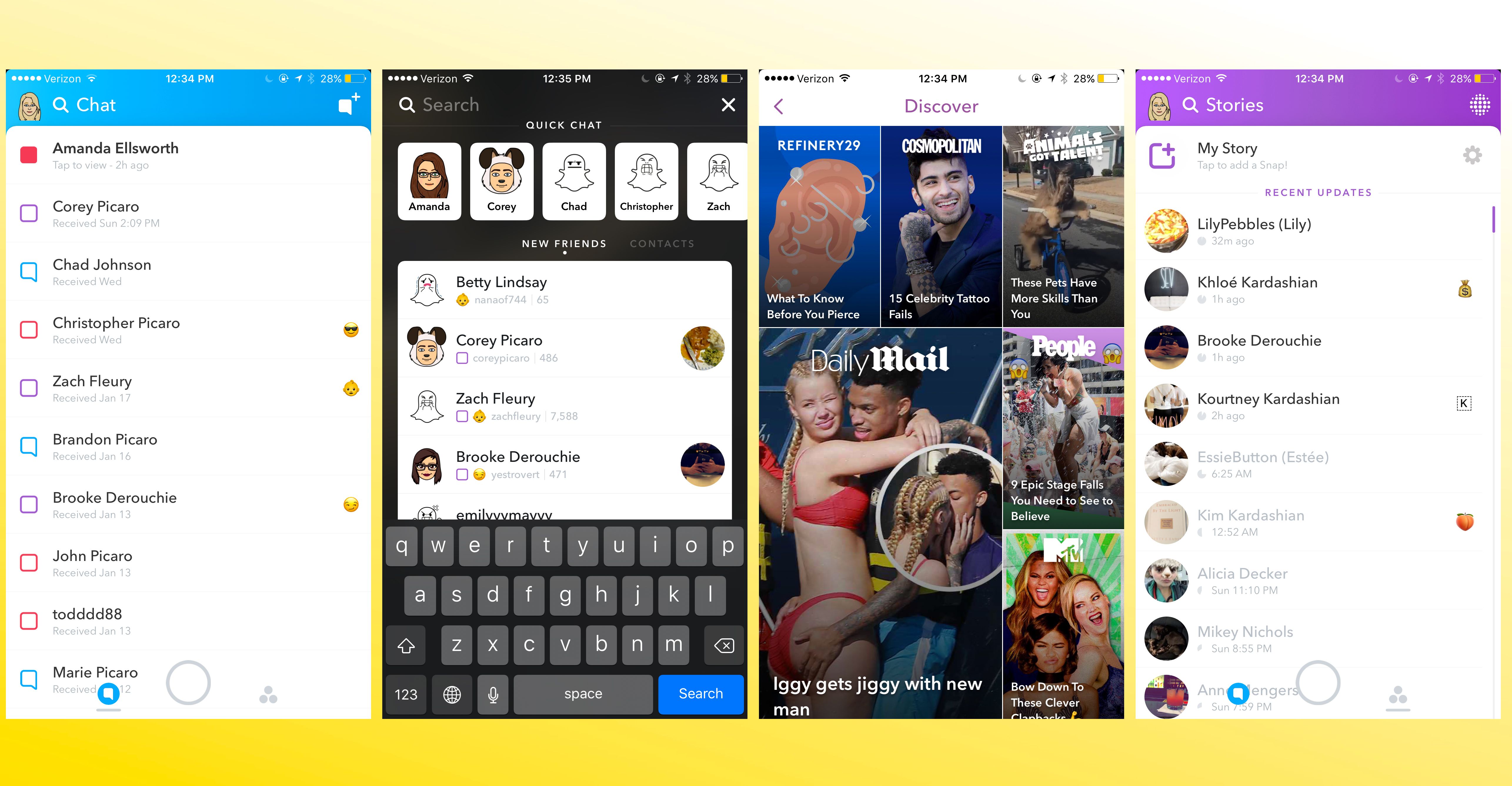 snapchat adds universal search here s how it lets you quickly find friends and chat image 2