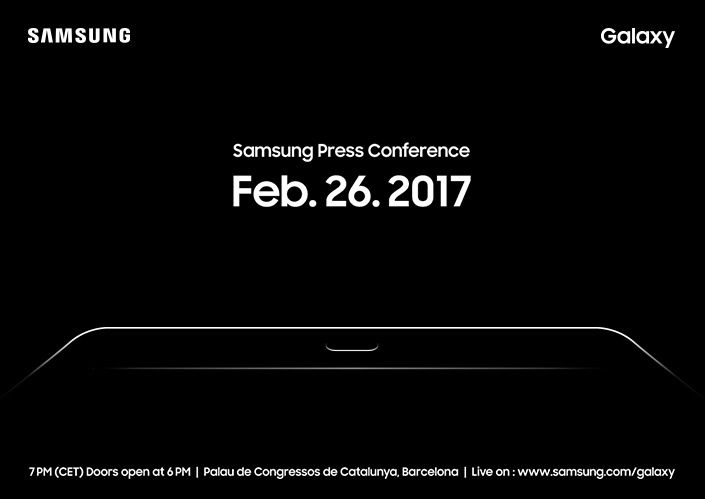 samsung sends out invite for product launch on 26 february galaxy tab s3 expected image 1