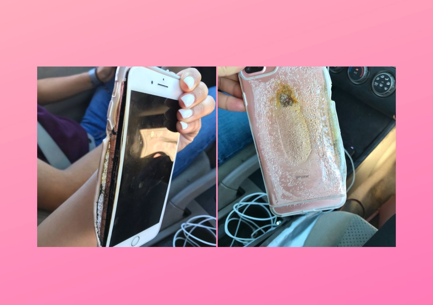 apple is looking into this video of an exploding iphone 7 plus image 1
