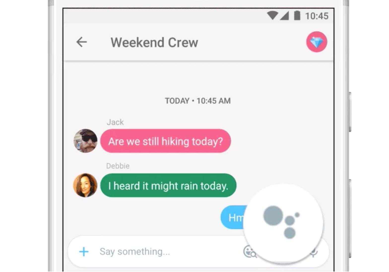 google just made assistant a much more prominent feature in allo image 2