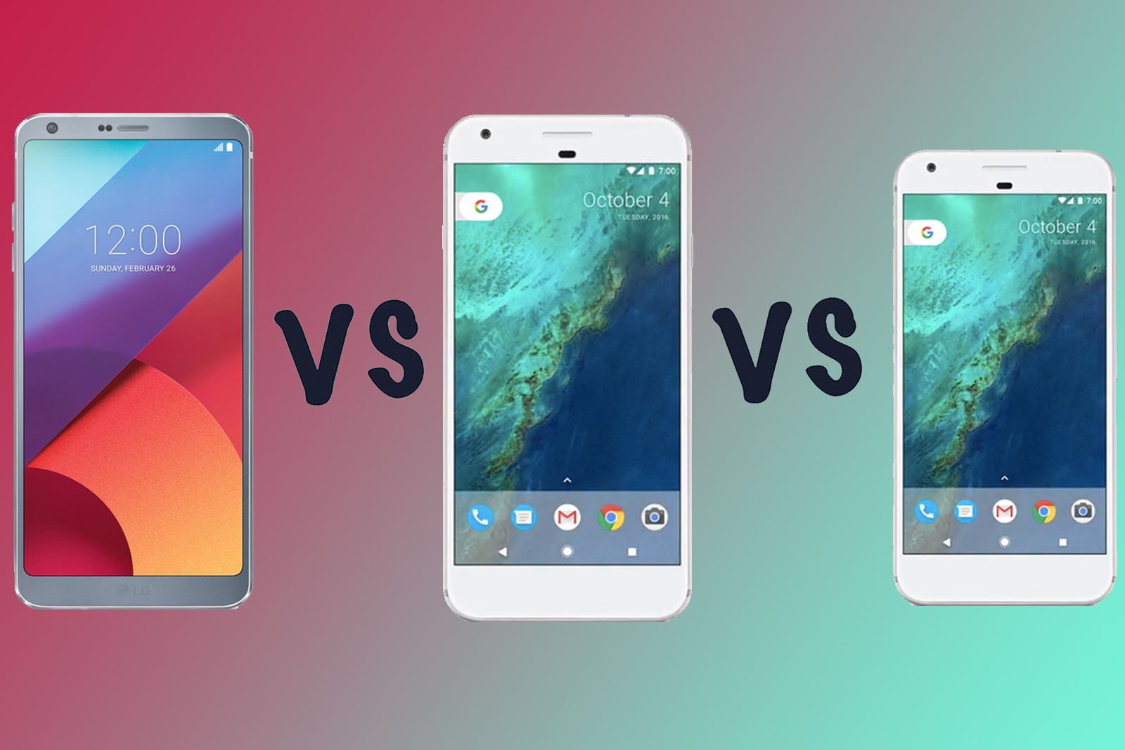 lg g6 vs google pixel xl vs pixel what s the difference  image 1
