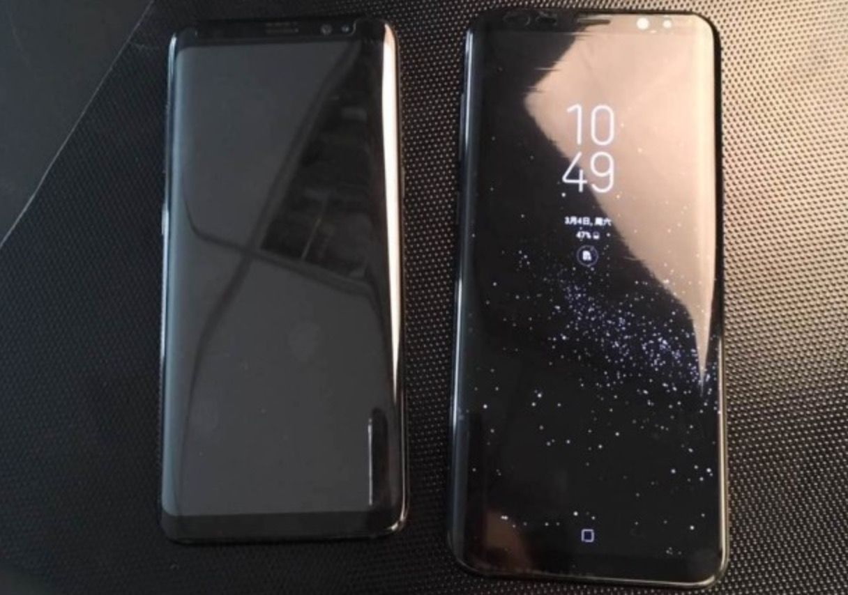 new samsung galaxy s8 and s8 plus leak shows two phones side by side image 1