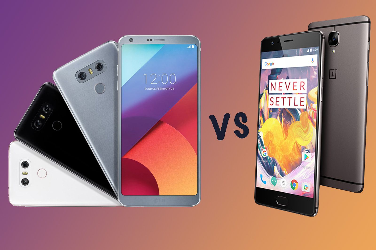lg g6 vs oneplus 3t what s the difference  image 1