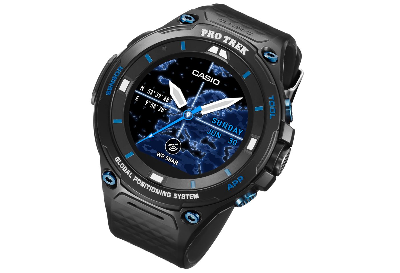 casio pro trek wsd f20s takes android wear 2 0 to an even tougher level image 1