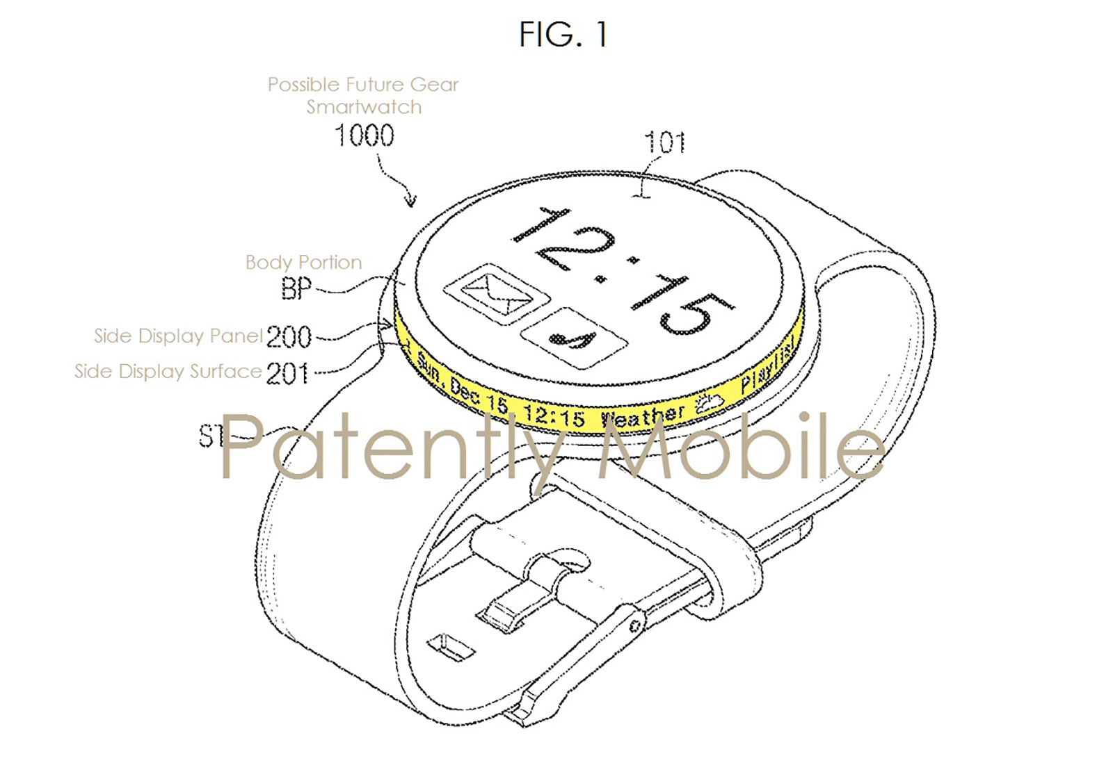 samsung s future smartwatch could have world s first rotary dial flexible display image 1