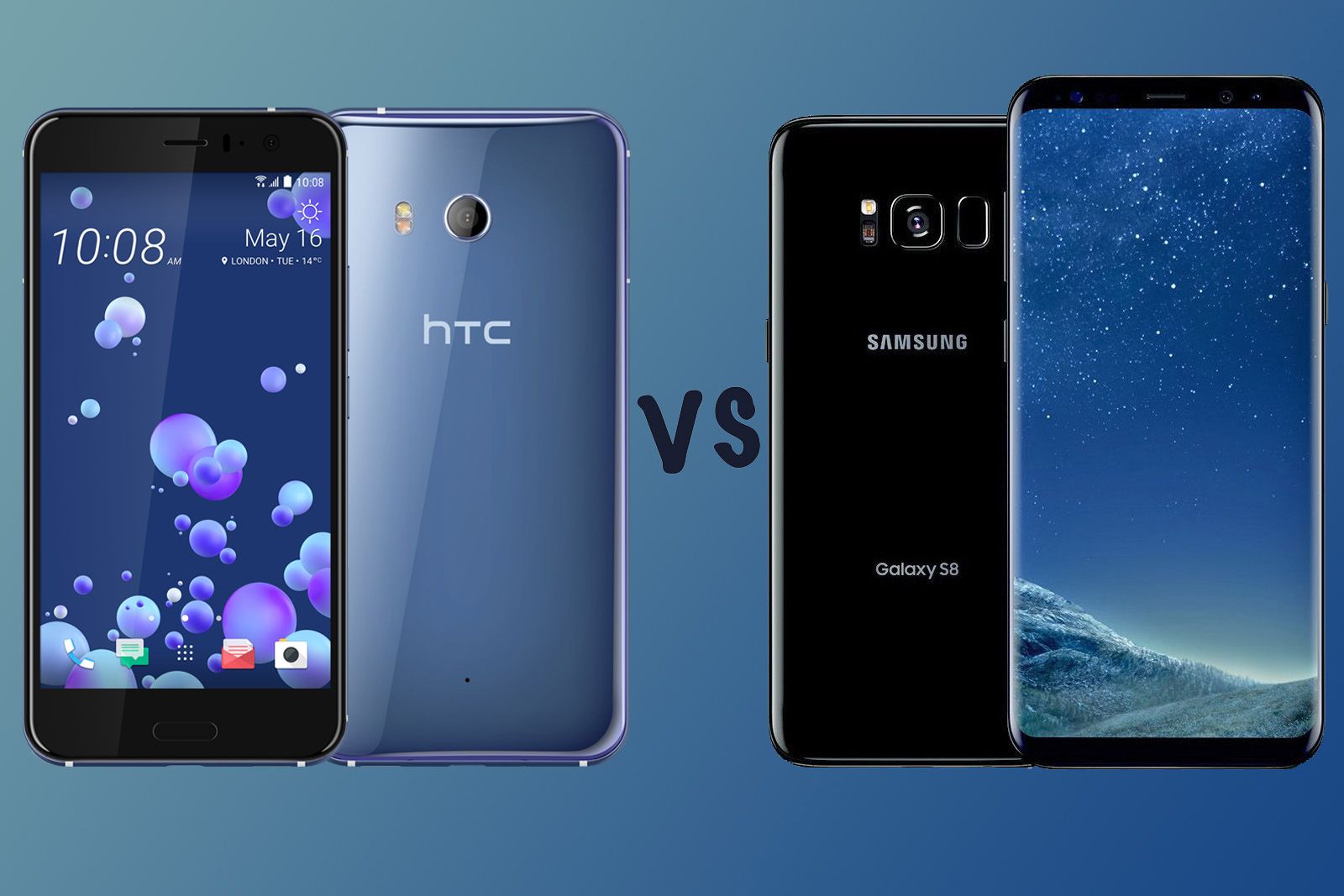 htc u11 vs samsung galaxy s8 what s the difference  image 1