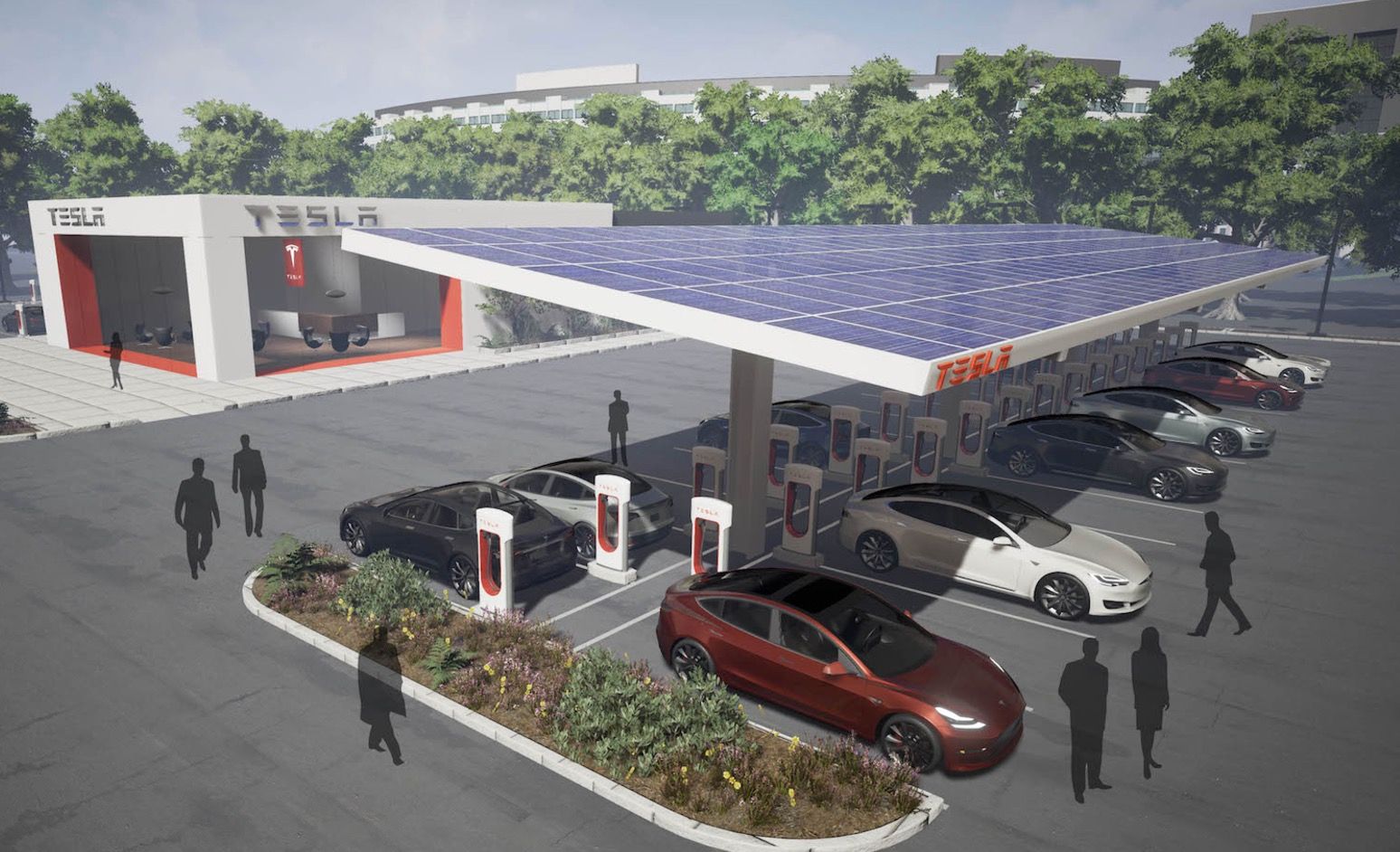 tesla plans to double the number of supercharger stations in 2017 image 1