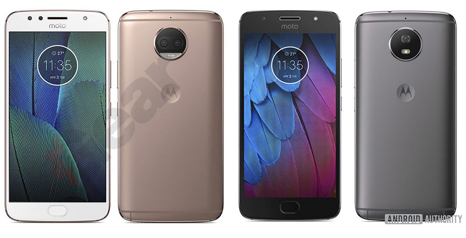 Purported Motorola Moto G5 and G5 Plus images and specs leak
