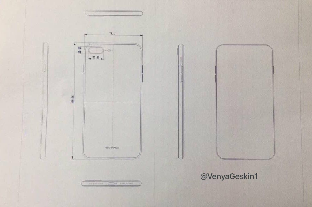 do these leaked iphone 8 drawings reveal the phone s final design image 2
