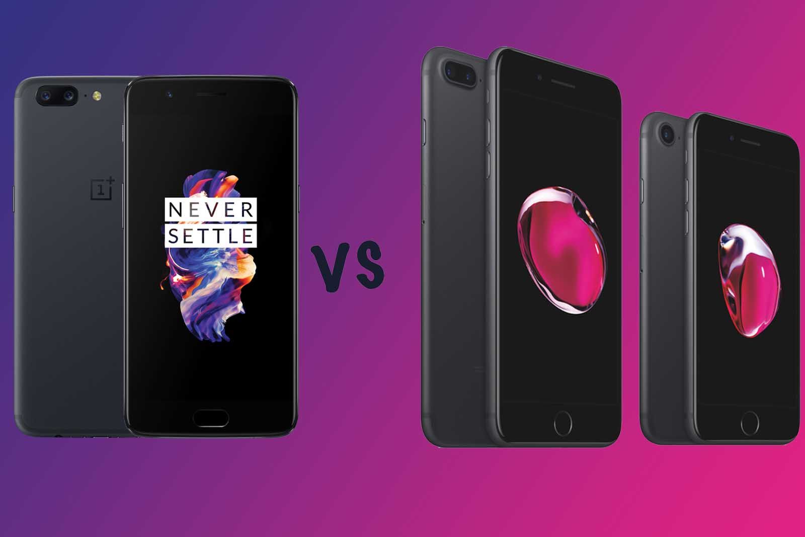 Oneplus 5 Vs Apple Iphone 7 Vs Iphone 7 Plus What S The Rumoured Difference image 1