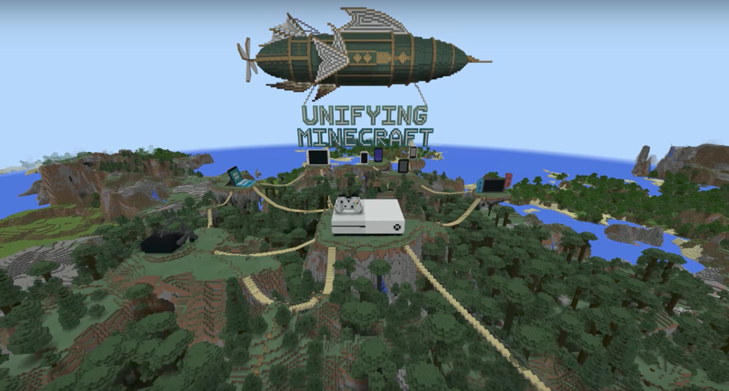 minecraft better together update 4k glory and cross platform play image 1