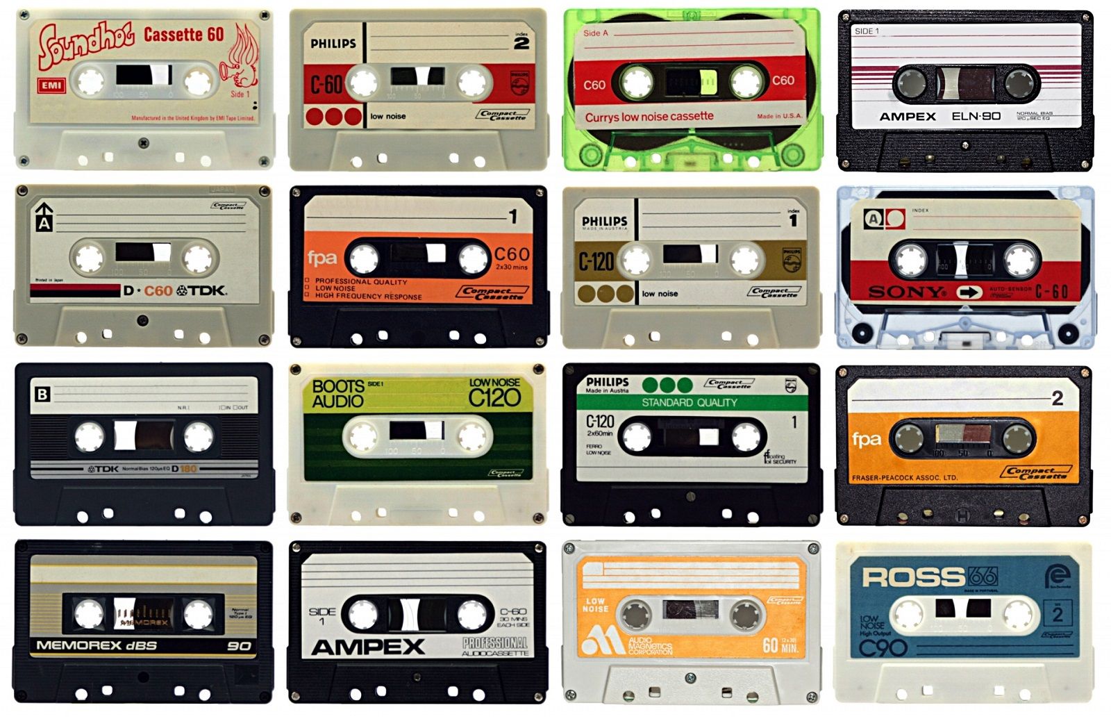 Compact cassette tape