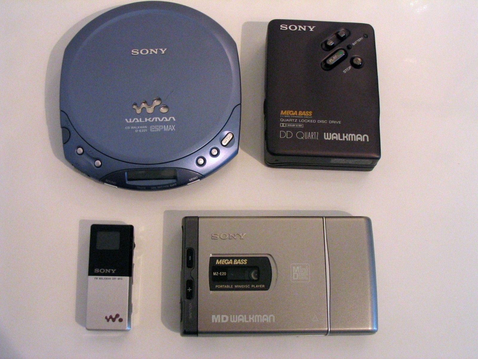 Walkman, Discman and MP3 players