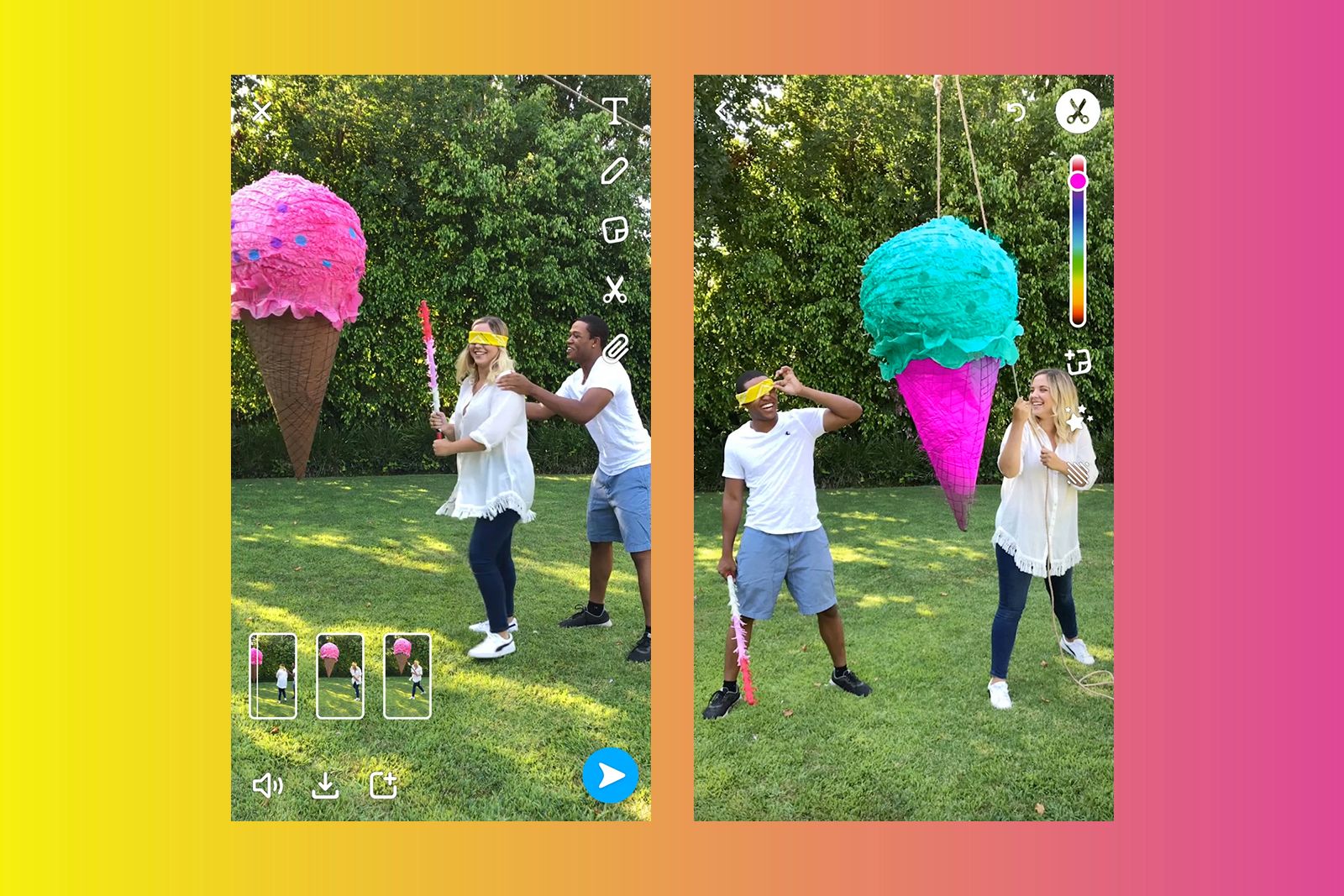 Snapchat multi-snap record image 1