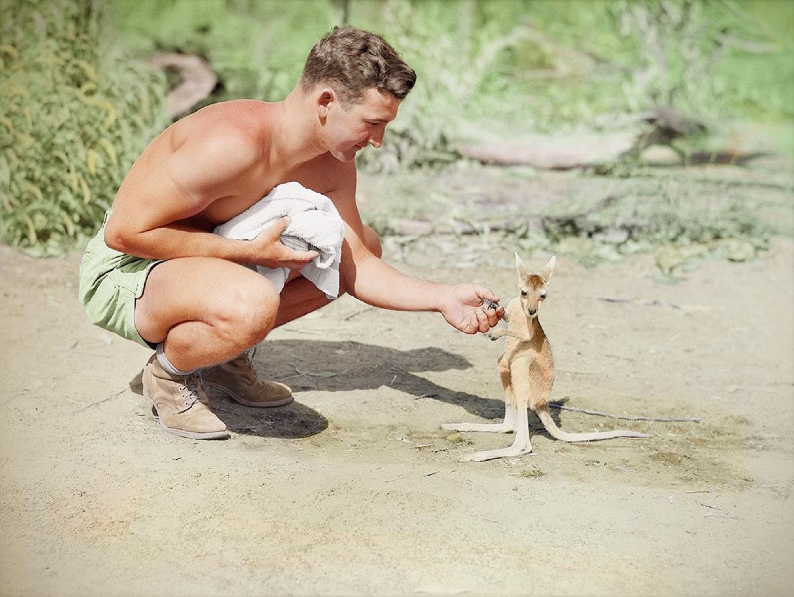 Colourised photos from history image 52