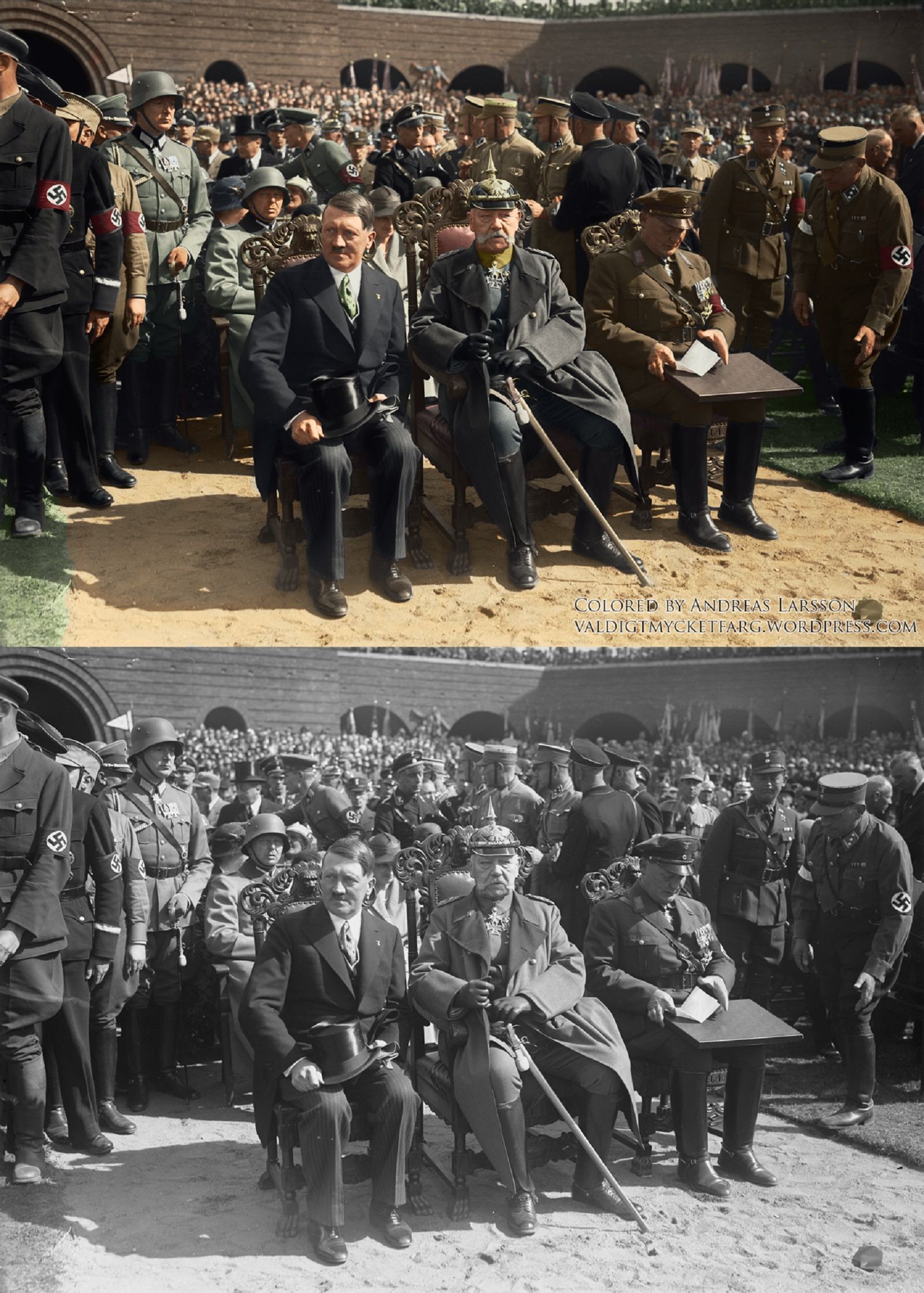 Colourised photos from history image 82
