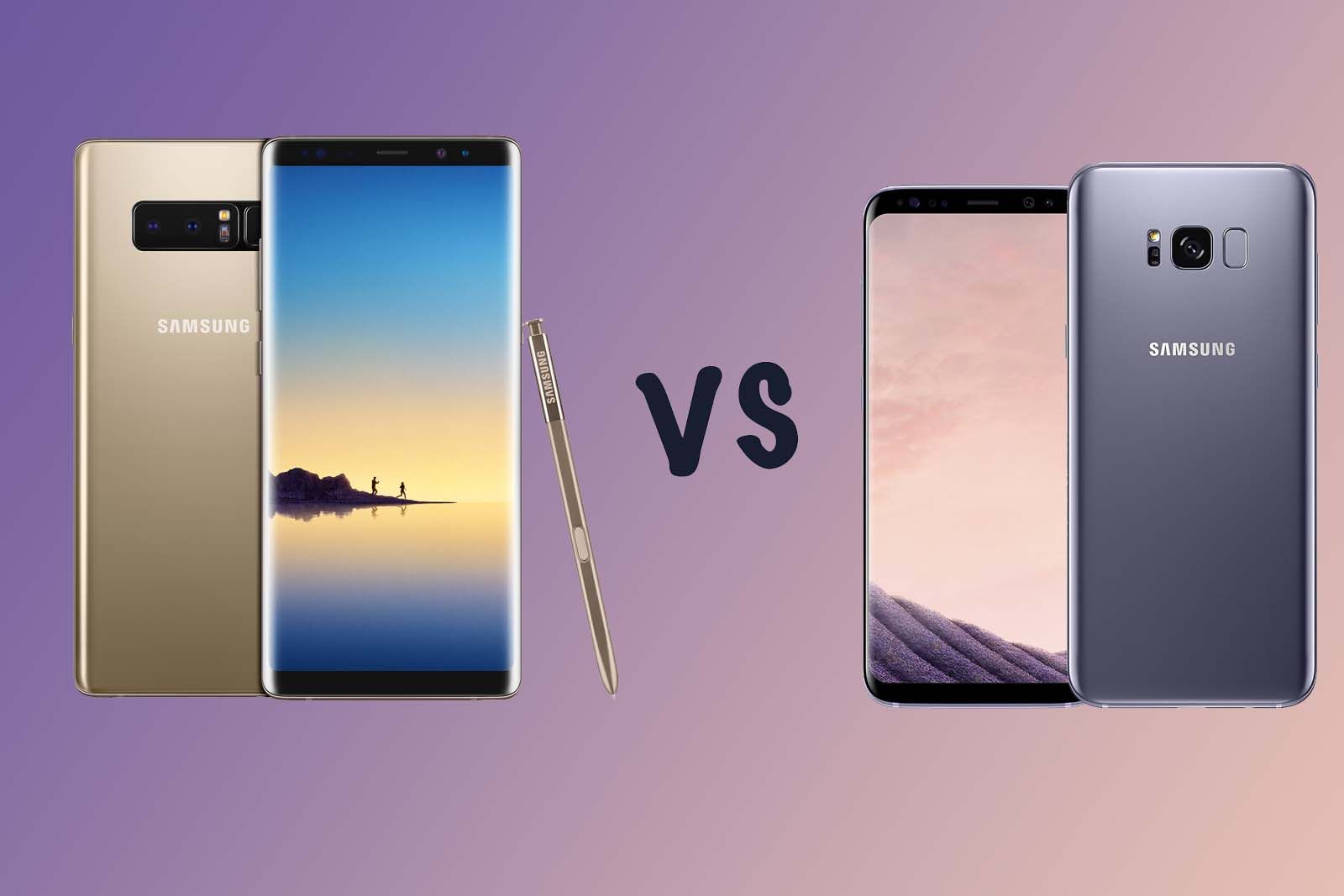 Samsung Galaxy Note 8 Galaxy S8+: ¿Cuál es la diferencia?