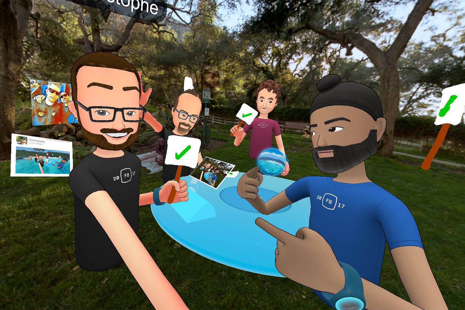 What is Facebook Spaces VR image 1