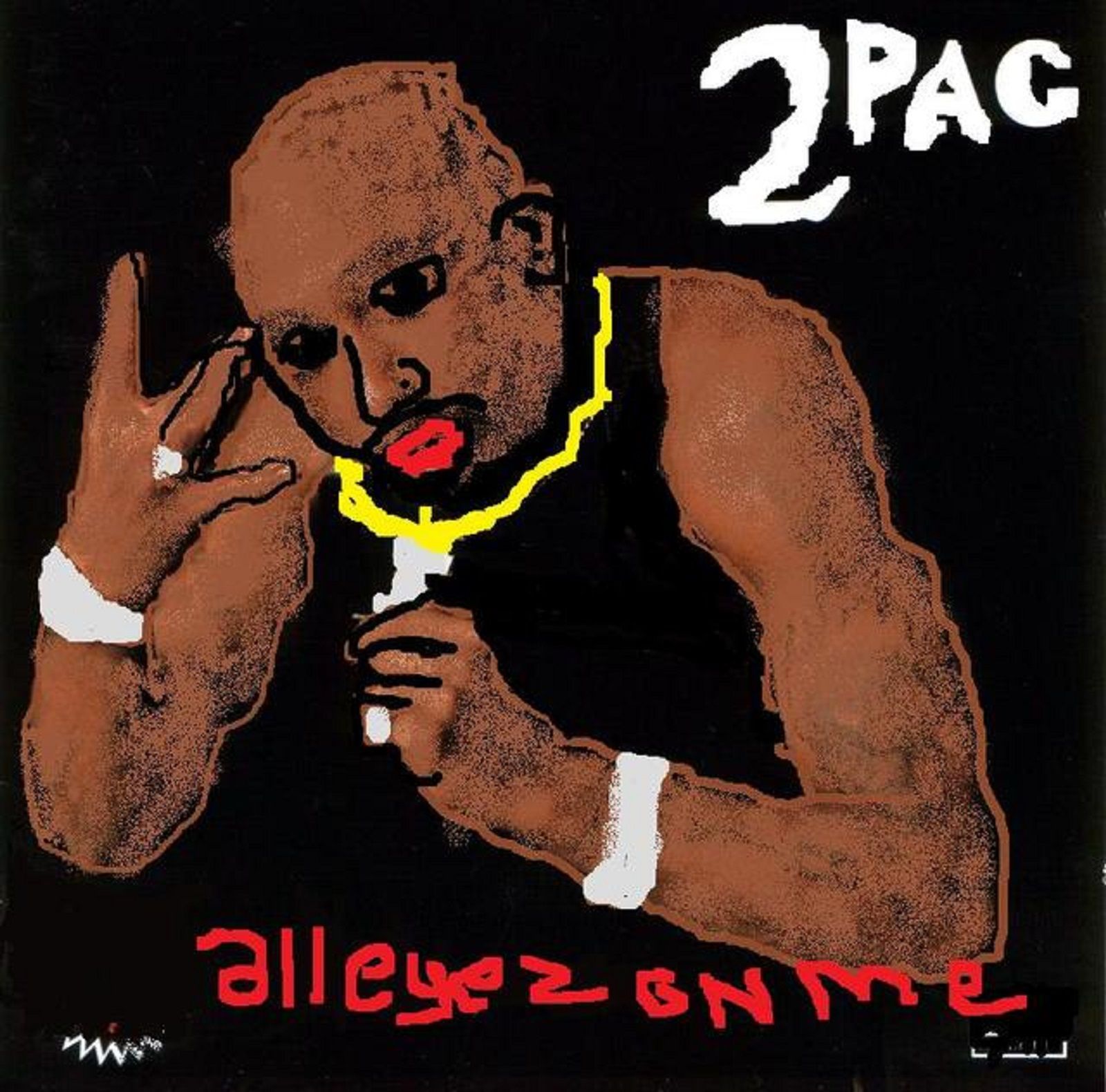 25 hilarious album covers recreated in MS Paint image 10