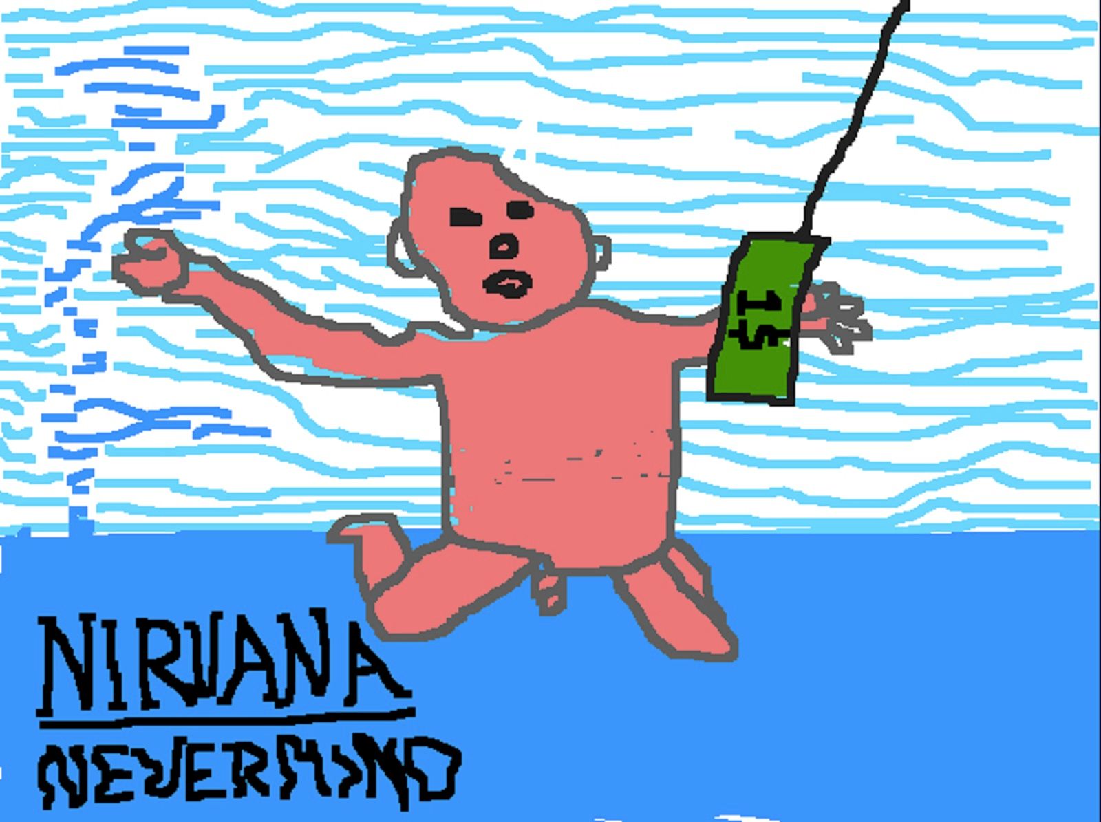 25 Hilarious Album Covers Recreated In Ms Paint image 18