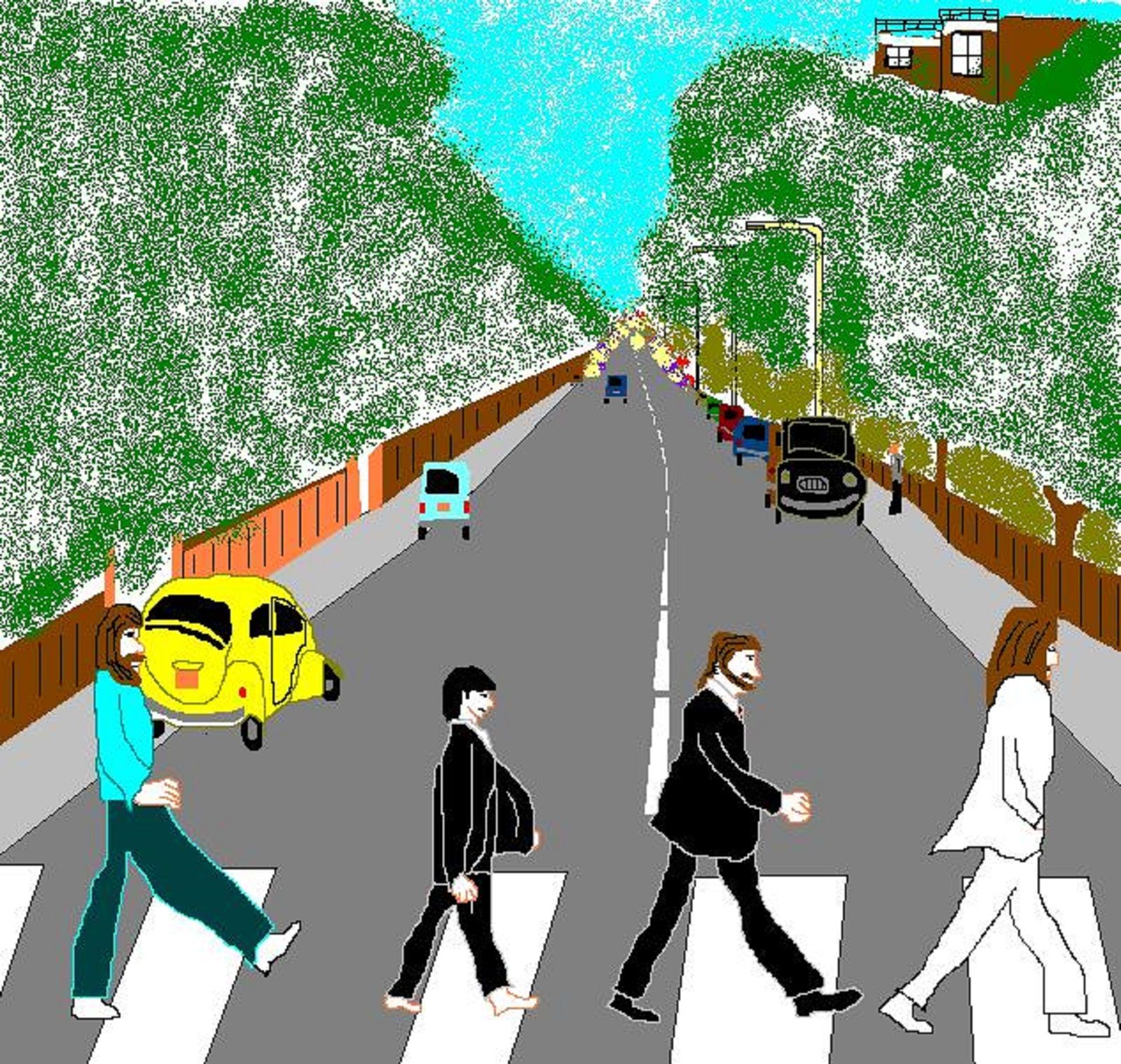 25 hilarious album covers recreated in MS Paint image 5