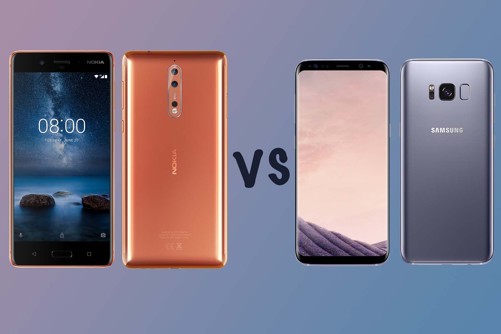 Nokia 8 vs Samsung Galaxy S8 Whats the difference image 1