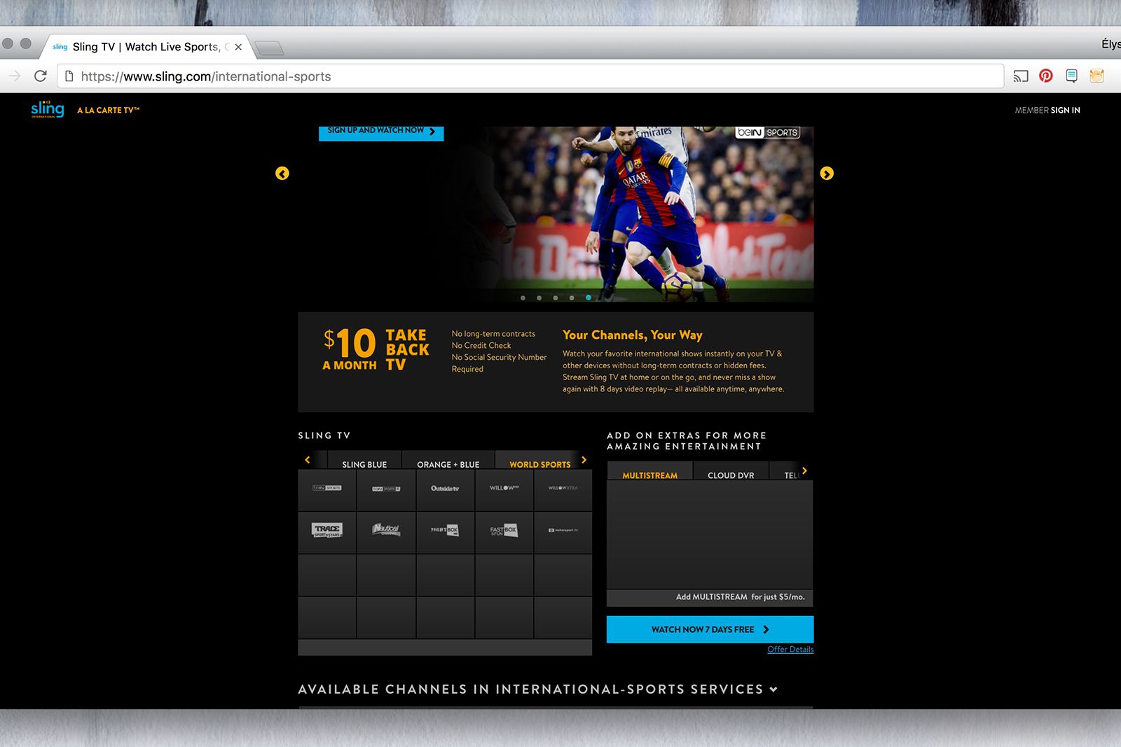 Yes you can use Sling TV to watch world sporting events - heres how image 1