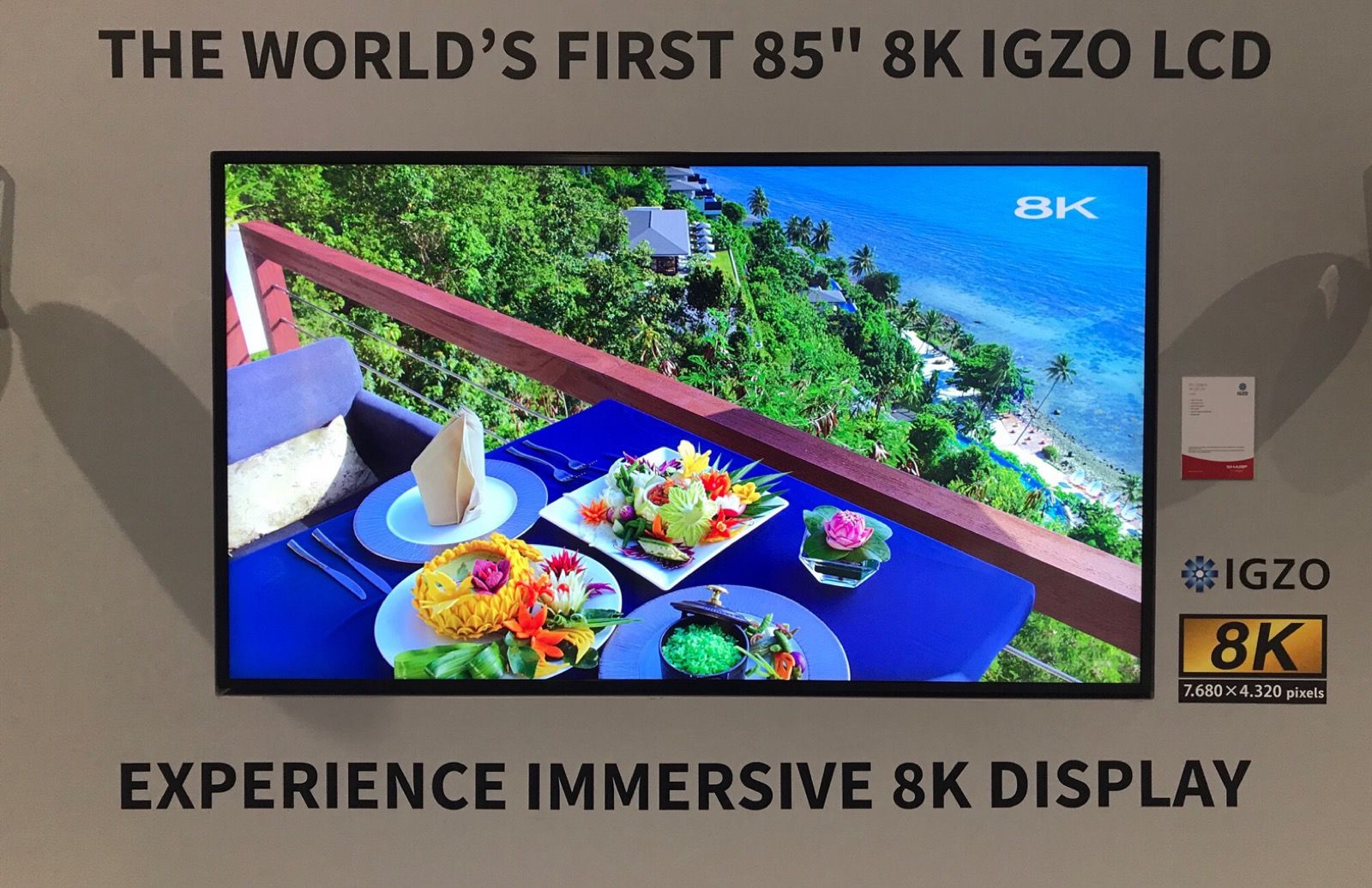 Sharp debuts its Aquos 8K TV bringing a new meaning to Ultra High-Definition image 1