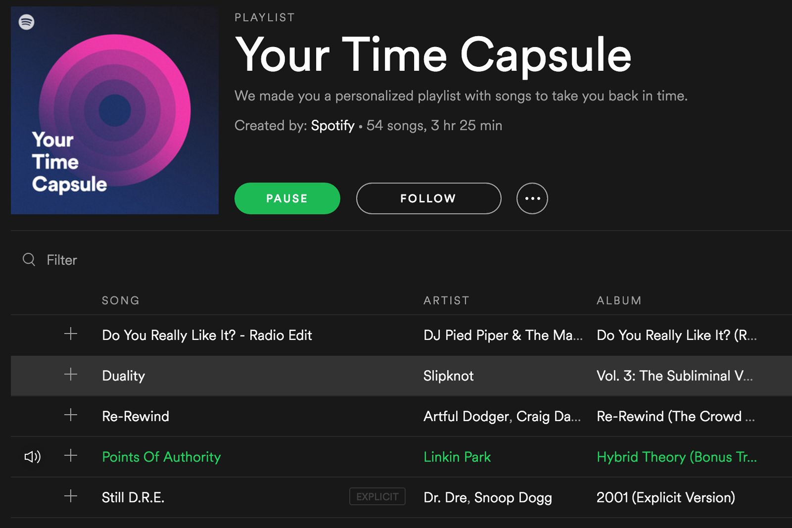 Spotify launches Your Time Capsule playlist of personalised throwback tunes image 1