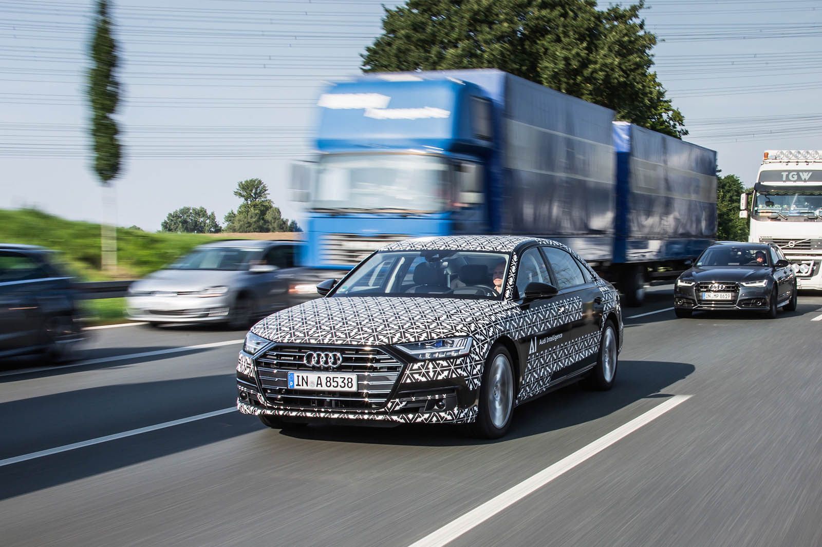 Audi Traffic Jam Pilot Autonomous Driving image 6