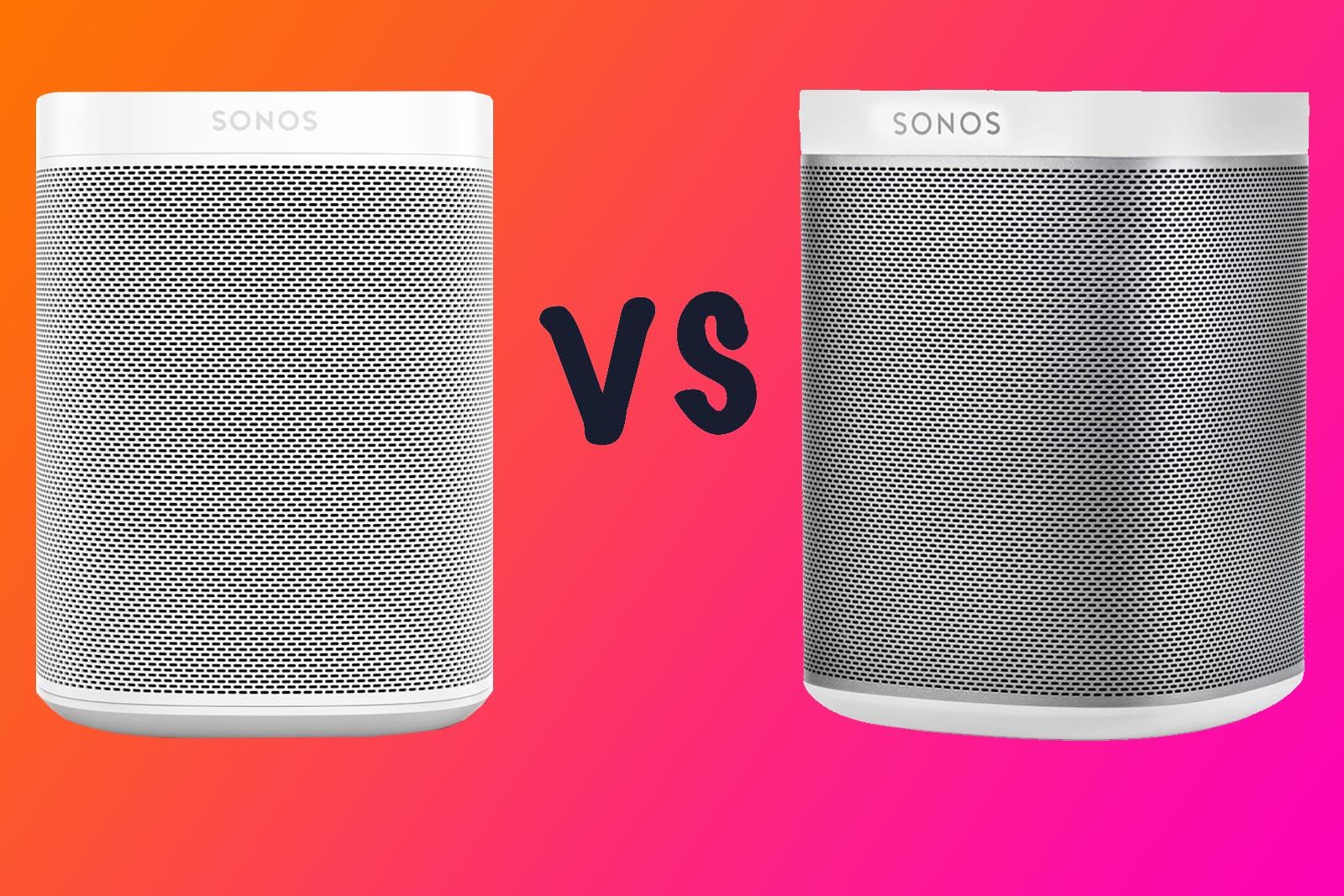 Påvirke foretage Forsøg Sonos One vs Sonos One SL vs Sonos Play:1 differences