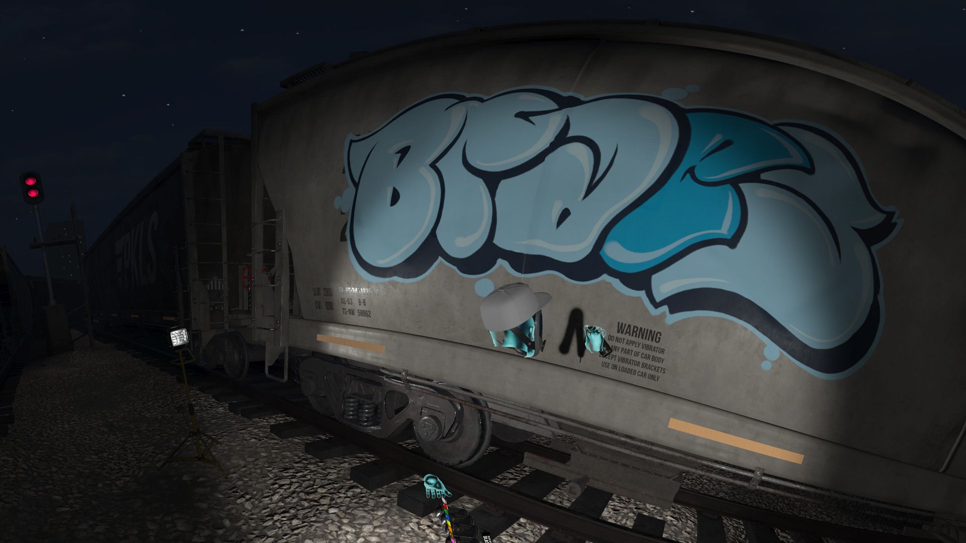 Kingspray Graffiti VR review Vandalising virtual walls and train carriages in style image 3