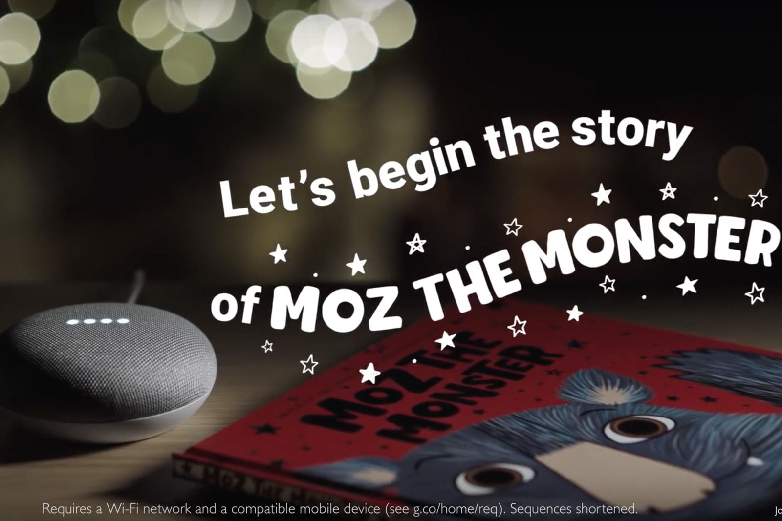 John Lewis and Google bring Moz the Monster to life with interactive storybook image 1