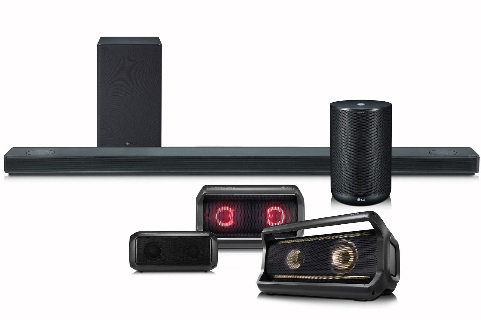 LG reveals 2018 audio products including Dolby Atmos soundbar and Google Assistant speaker image 1