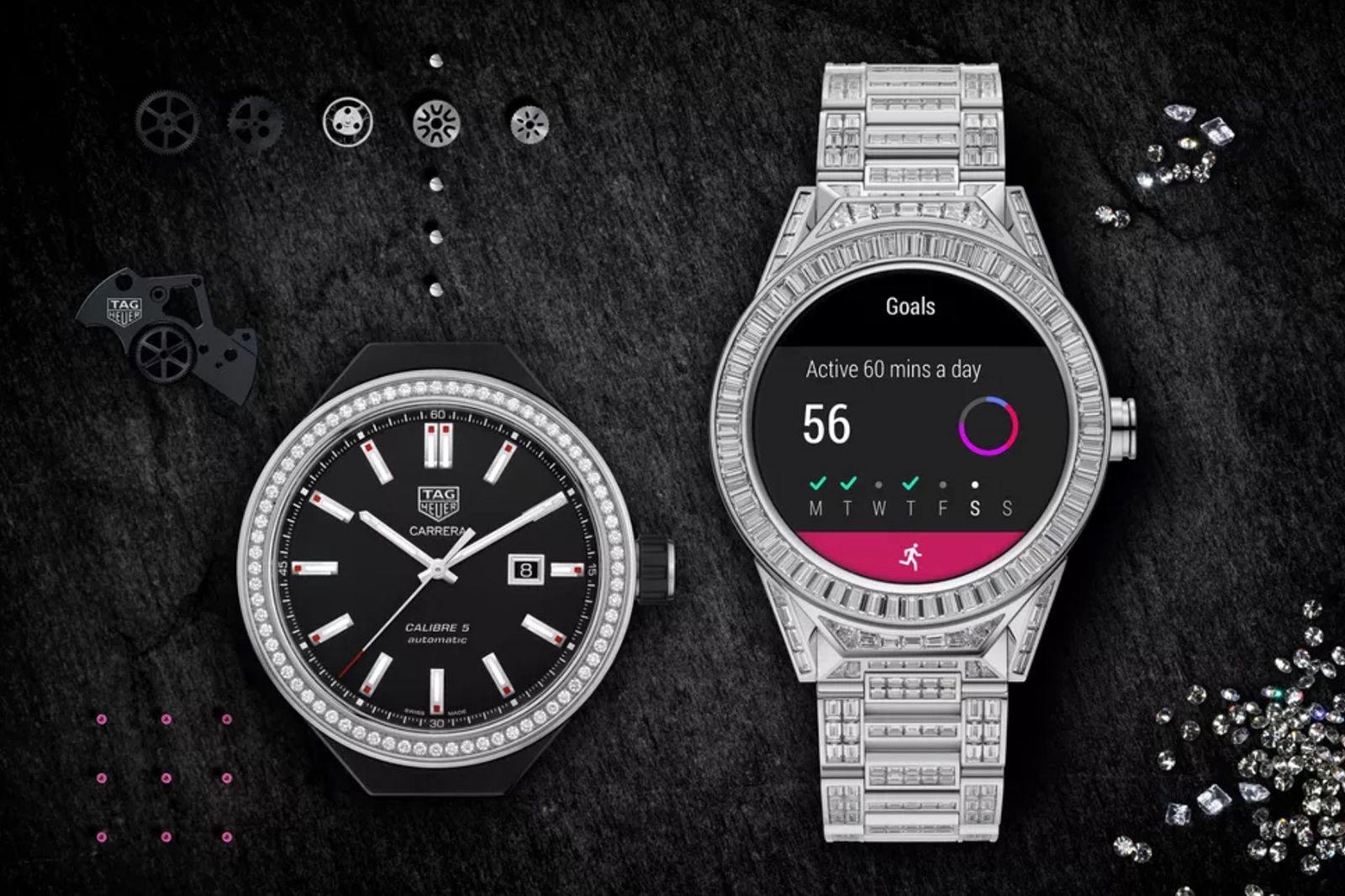 This Tag Heuer Smartwatch Has 589 Real Diamonds And Costs £143k image 1