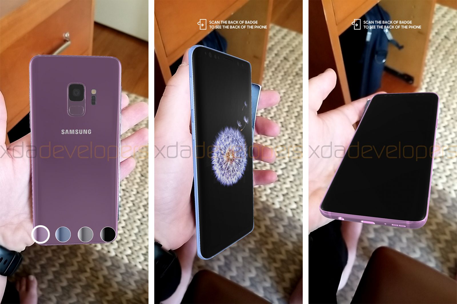 Samsung Galaxy S9 final design revealed in augmented reality image 2