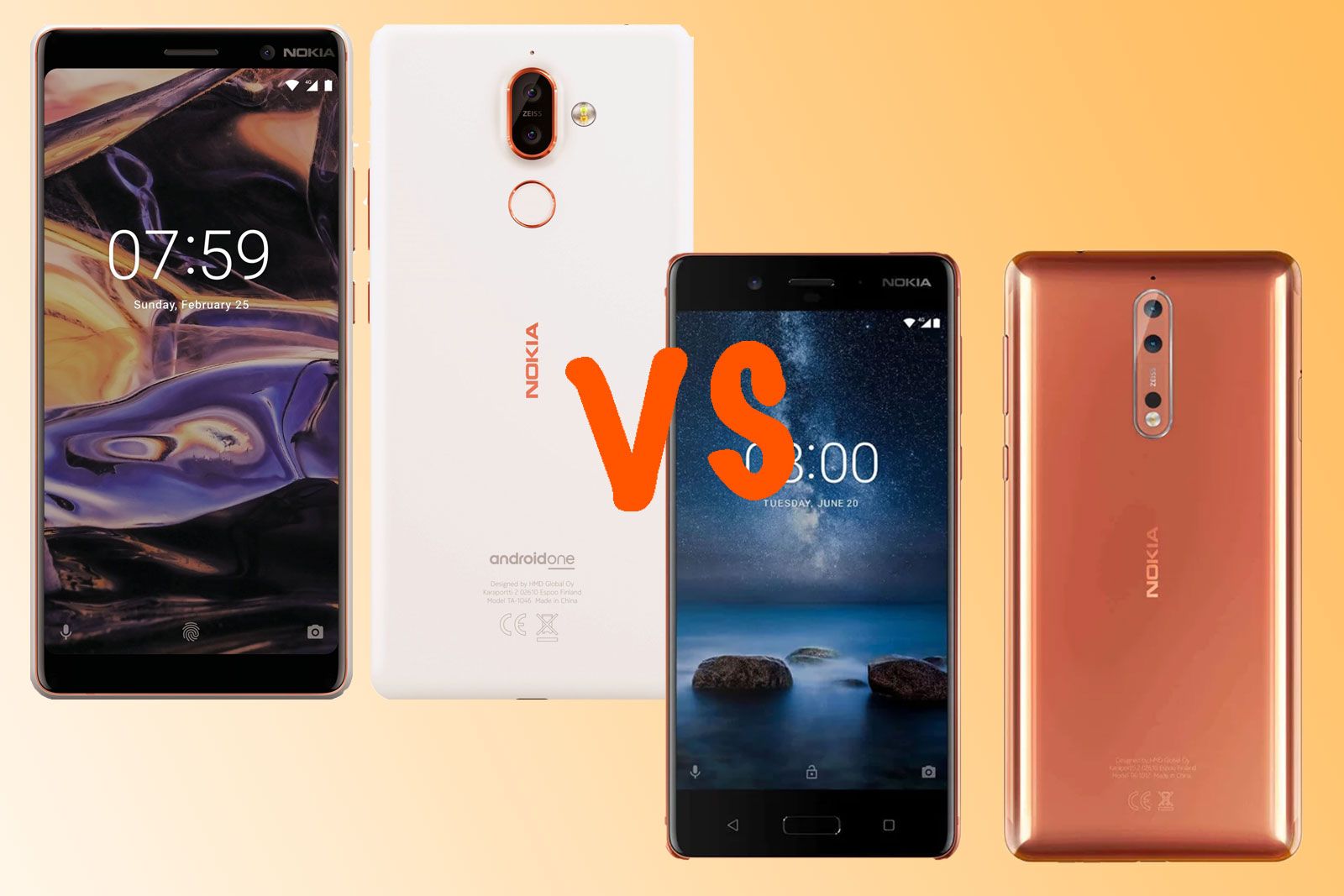 Nokia 8 Sirocco vs Nokia 8 Whats the difference image 1